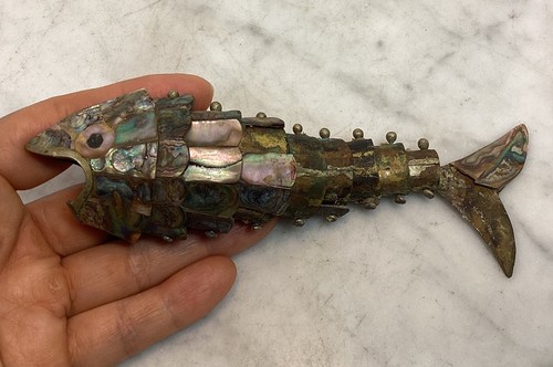 Vintage articulated abalone - vintage,