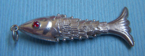 Vintage articulated fish with