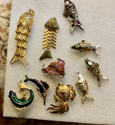 Articulated fish lot - articulated, 10